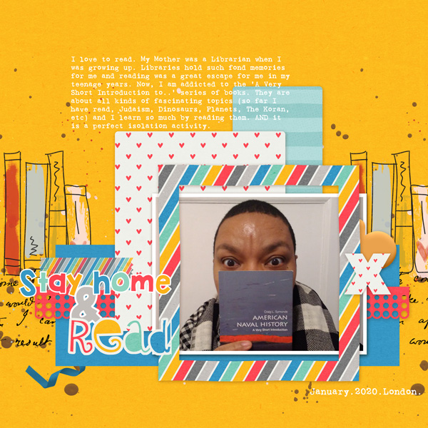 Stay home & read..