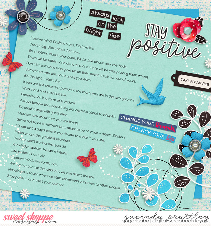 Stay positive