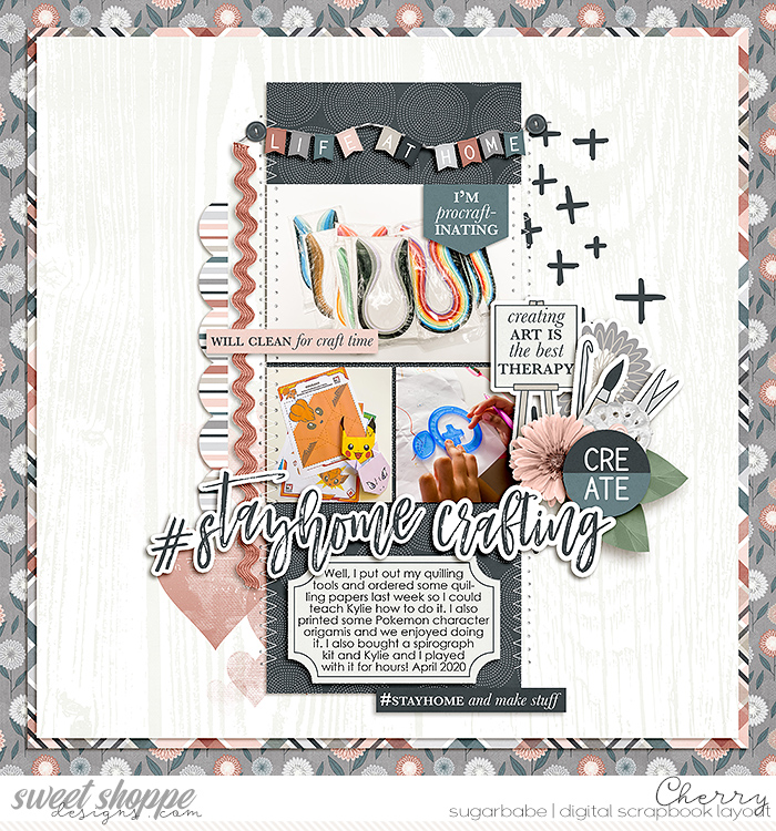 #stayhome crafting