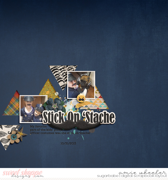 Stick on 'stache