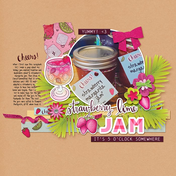 strawberry lime jam