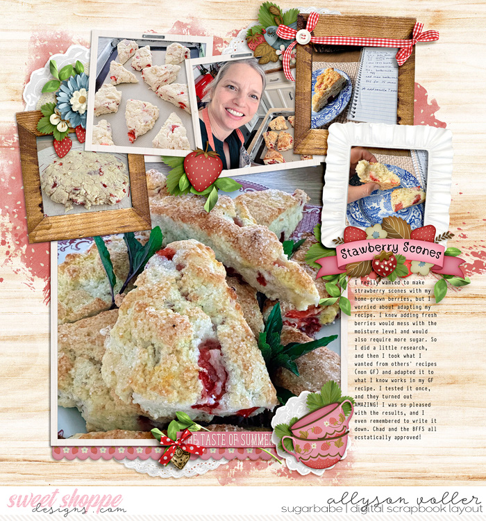 Strawberry Scones
