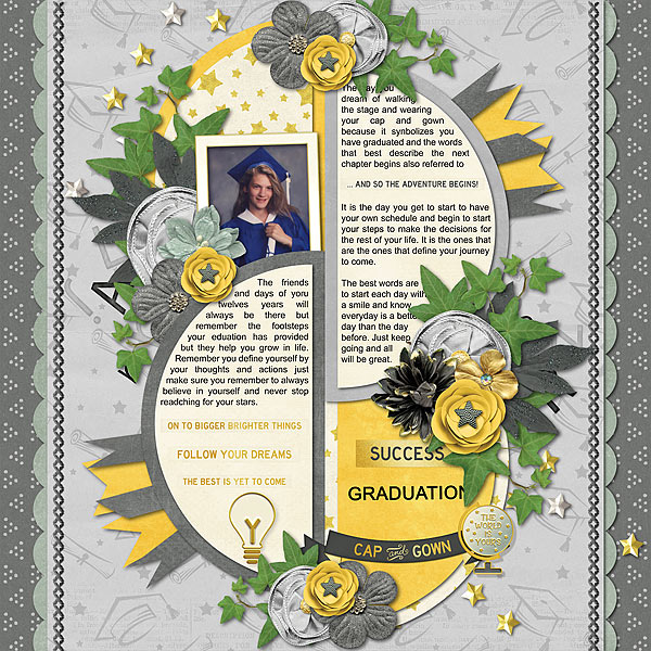 Success Graduation Cap and Gown