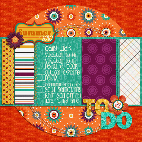 summer 2010 to-do list