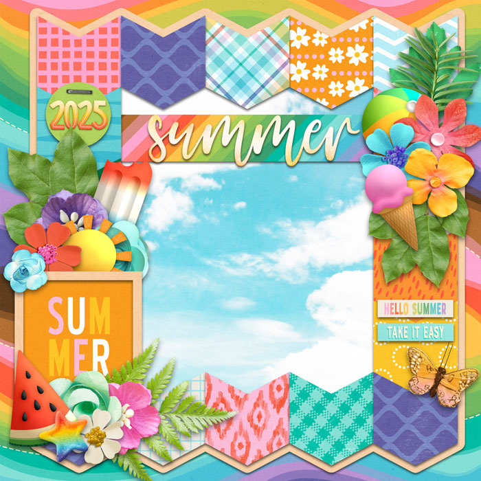 Summer Album Cover Page