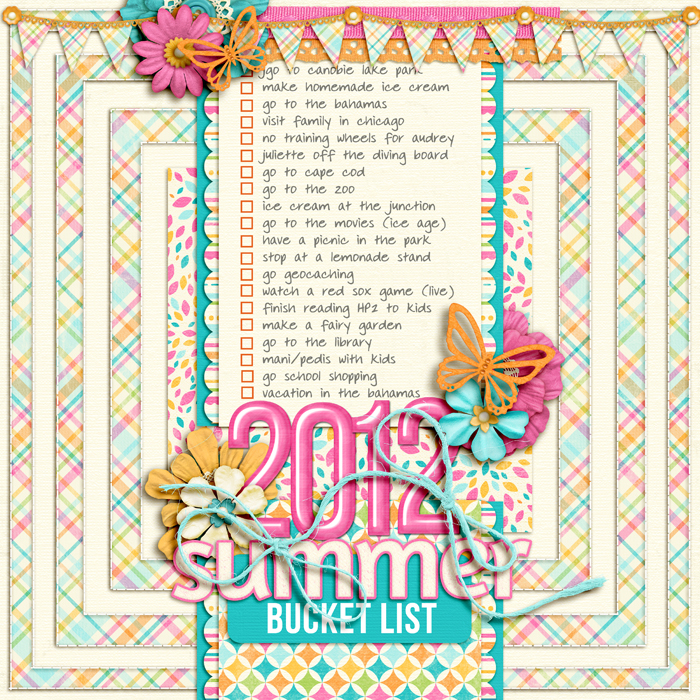 summer bucket list 2012