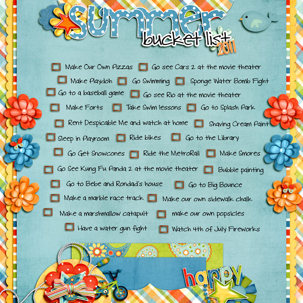 Summer Bucket List
