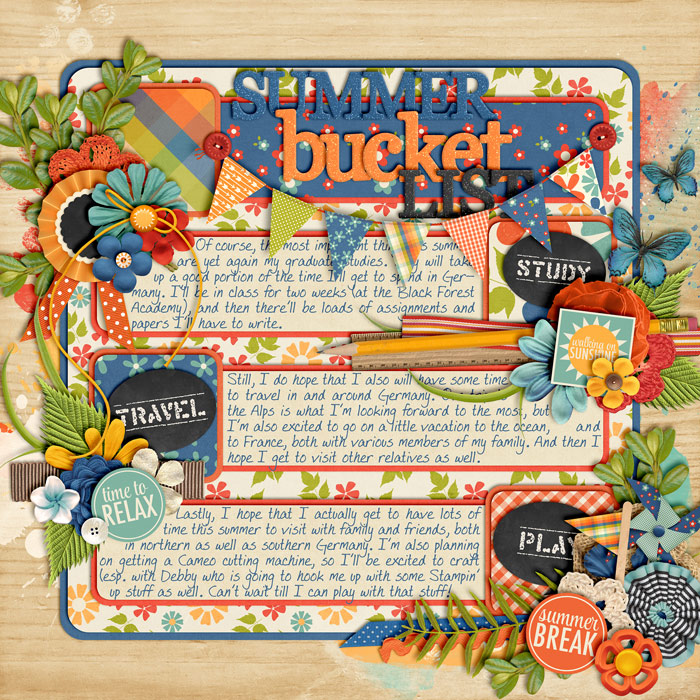 Summer Bucket List