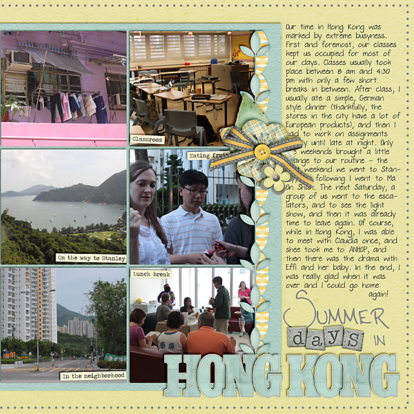 Summer Days in Hong Kong