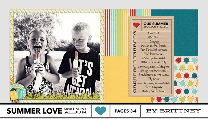 Summer Love Mini Pages 3-4