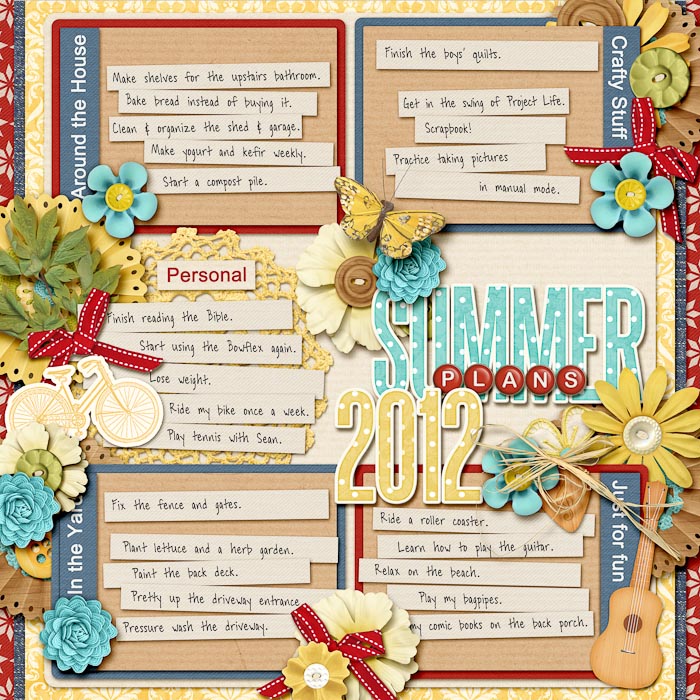 Summer Plans 2012