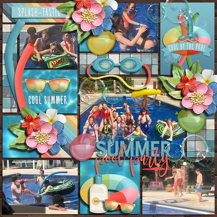 Summer pool party