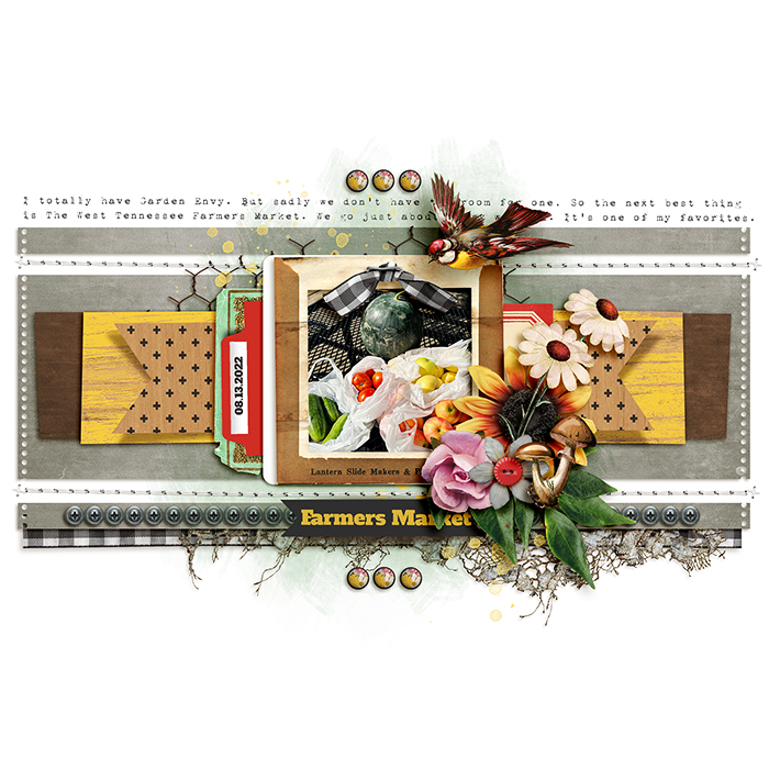 Summer Scrap-a-Thon August 11: Garden