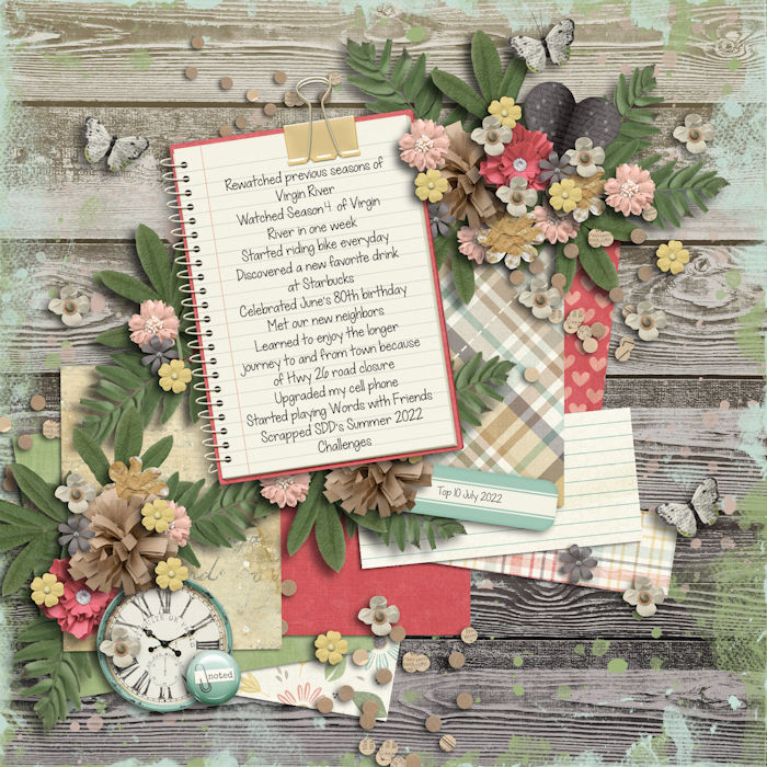 Summer Scrap A Thon August 25 - Best of Summer