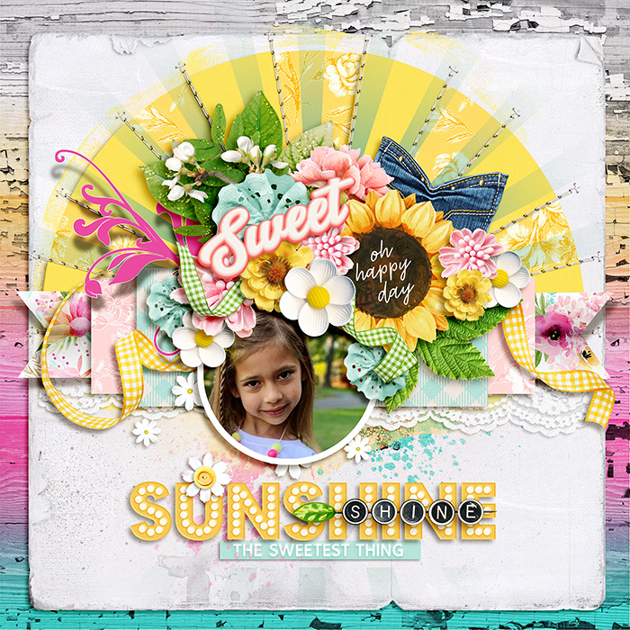 Summer Scrap-A-Thon: July 10 A Sun Filled Background