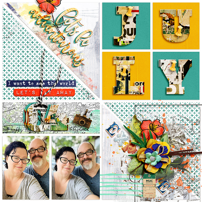 Summer Scrap-A-Thon: July 24 - Scrap July as your title