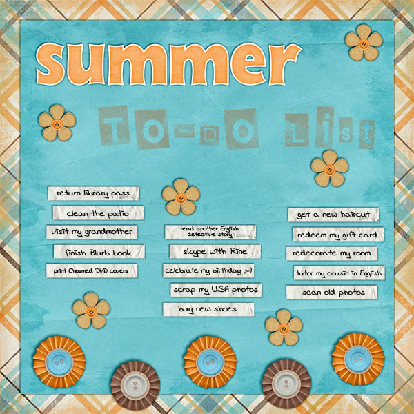 Summer To-Do List