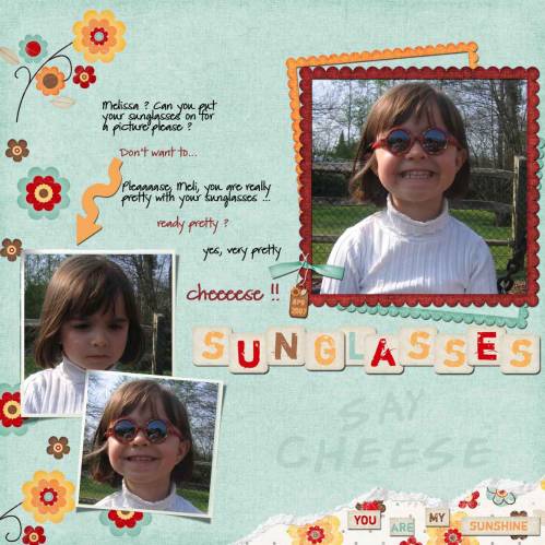 Sunglasses, say cheese