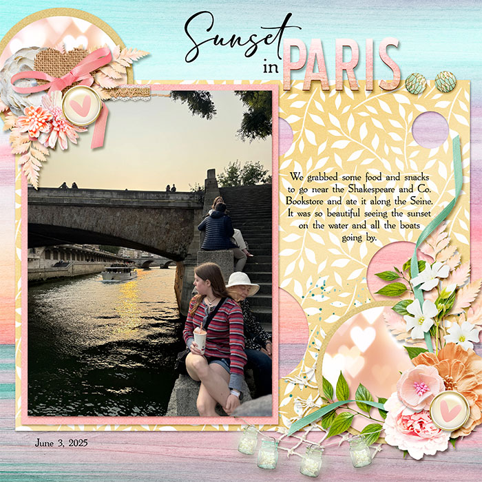 Sunset in Paris