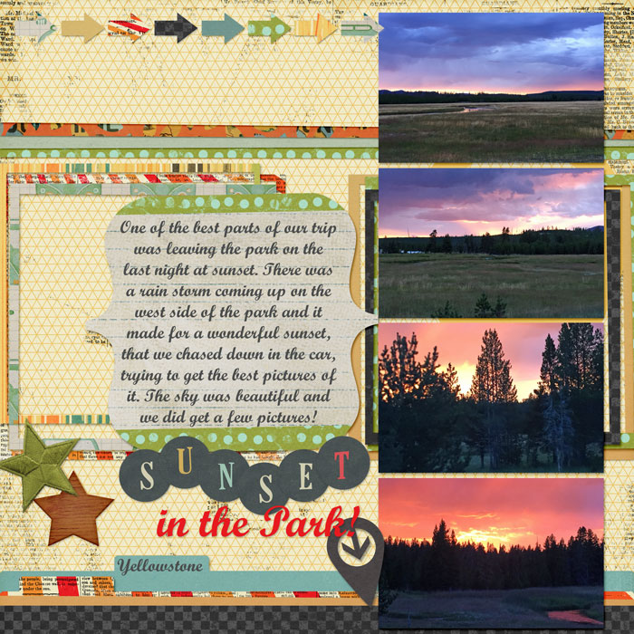 Sunset in the Park