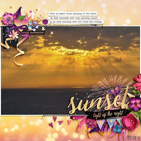 Sunset Light Up The Night