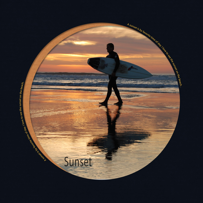 Sunset on the Beach