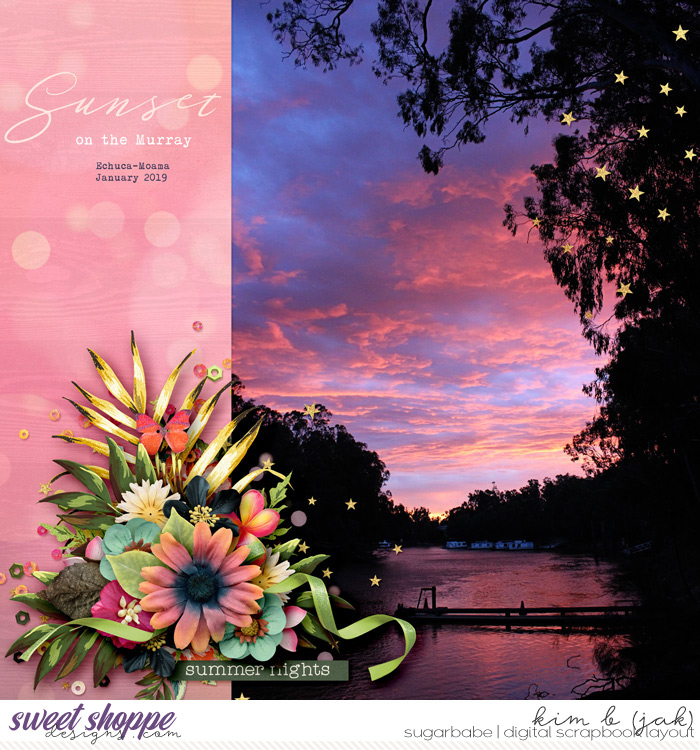 Sunset on the Murray