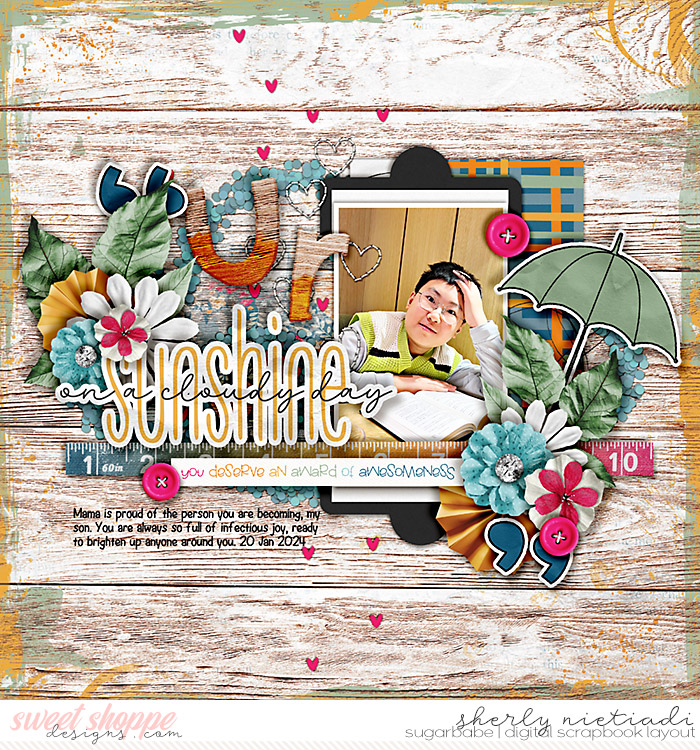sunshine on a cloudy day