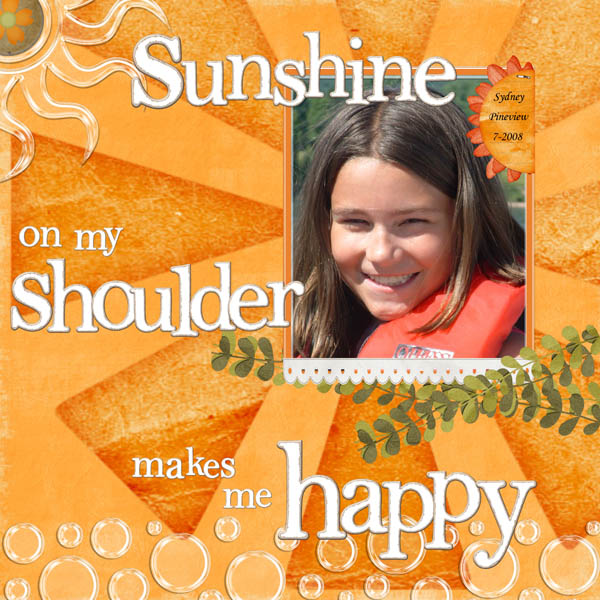 Sunshine on my Shoulders