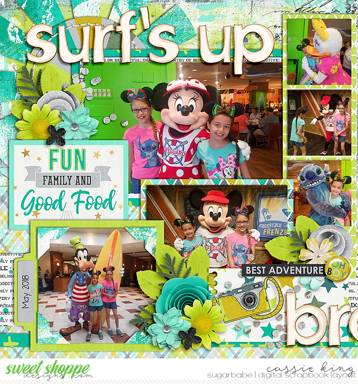 Surf's Up Breakfast - Left Side
