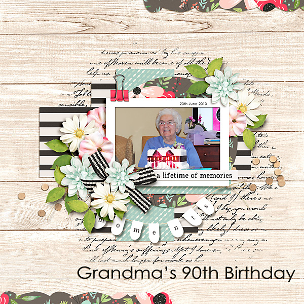 Sweep Shoppe 13th Birthday Feb 9 Scrap instagram challenge