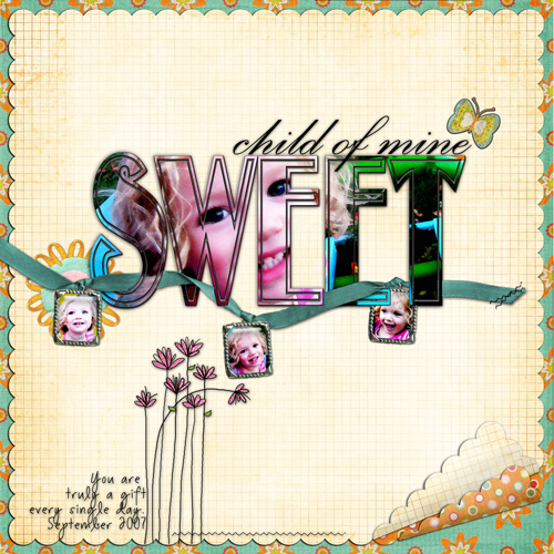 Sweet Child of Mine **Stand Up & Scrap Week 2**