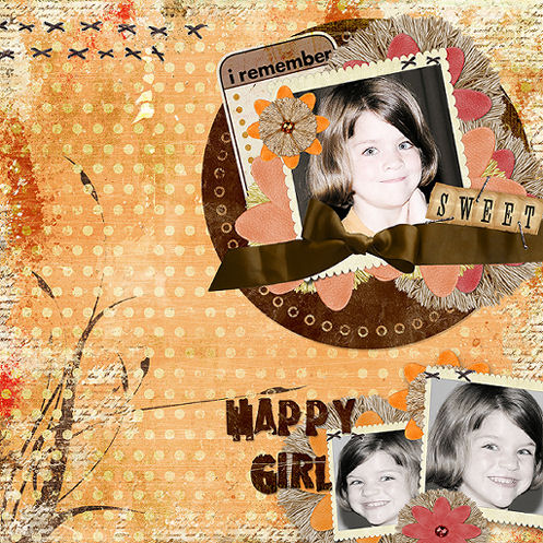 Sweet Happy Girl