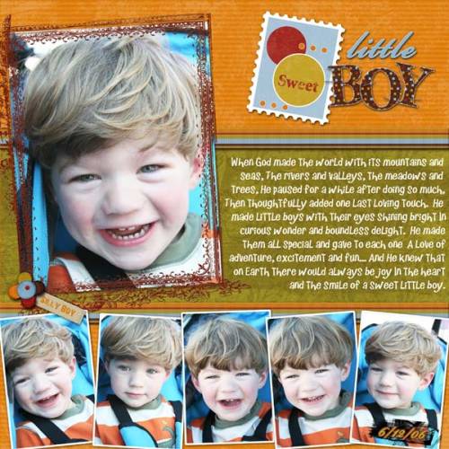 Sweet Little Boy
