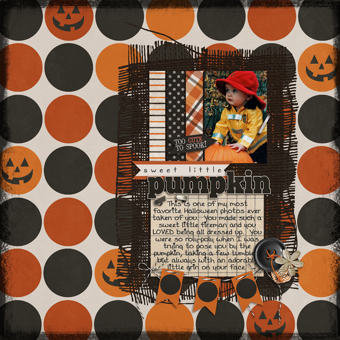 sweet little pumpkin.
