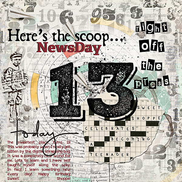 Sweet Shoppe 13th birthday Feb 2 challenge
