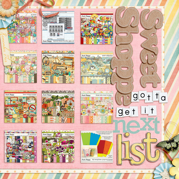 Sweet Shoppe Gotta Get It Next List