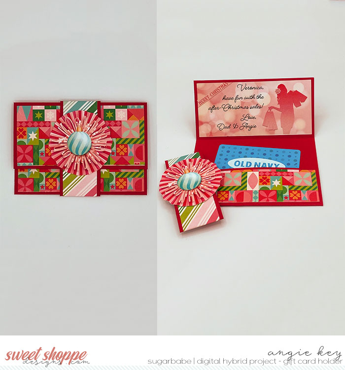 Sweet Shopping Gift Card Holder