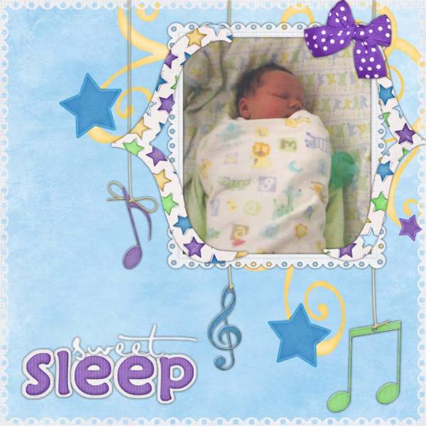 sweet sleeping baby