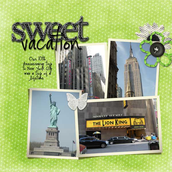 sweet vacation