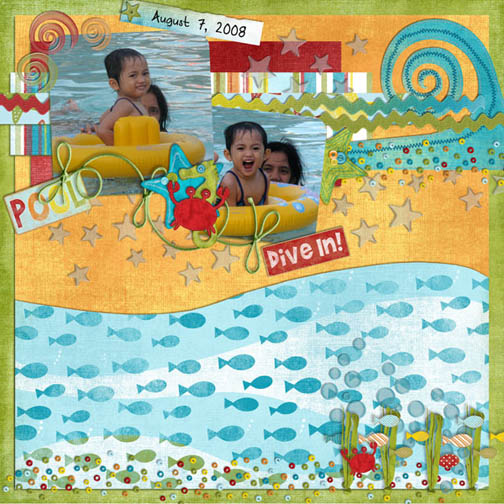 swimming with tia