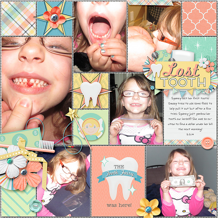 Sydney's 1st loose Tooth
