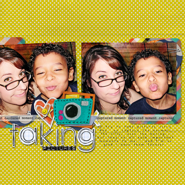 taking pictures