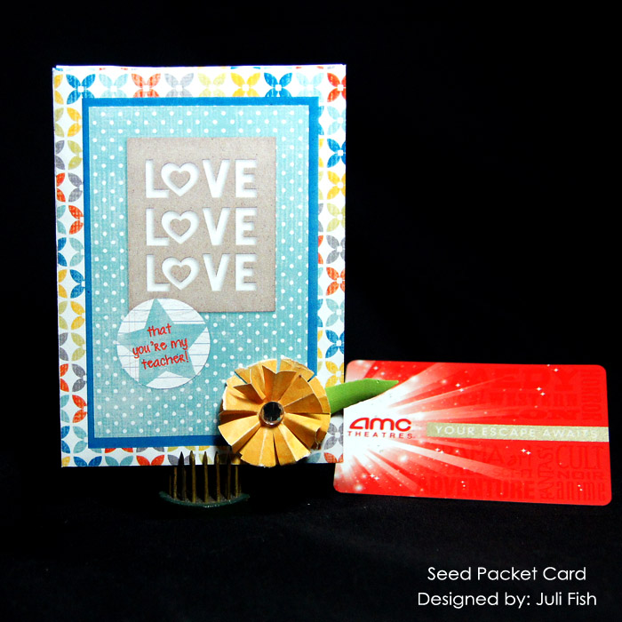 Teacher Appreciation Seed Packet Card