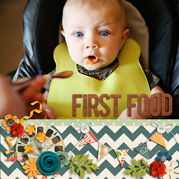 Teddy's First Food (right)