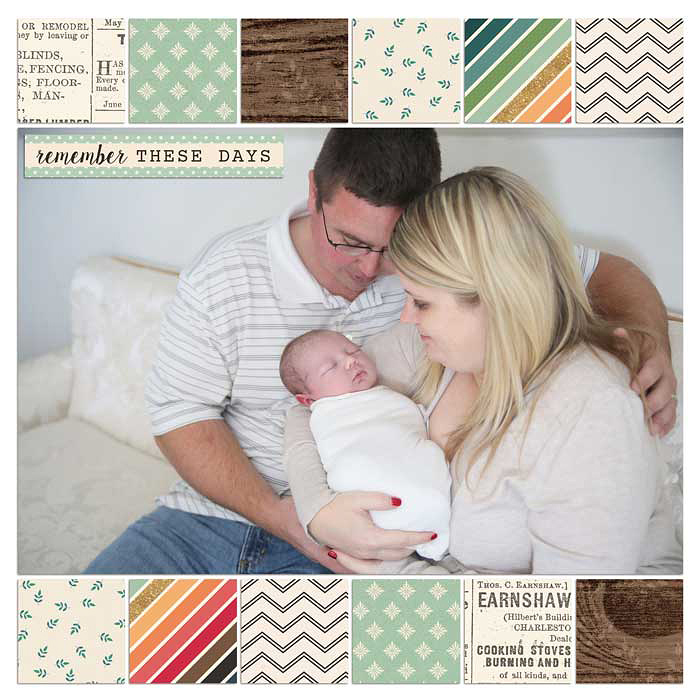 Teddy's Newborn Pictures (left)