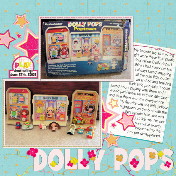 Tell Your Story Challenge #11 - Dolly Pops