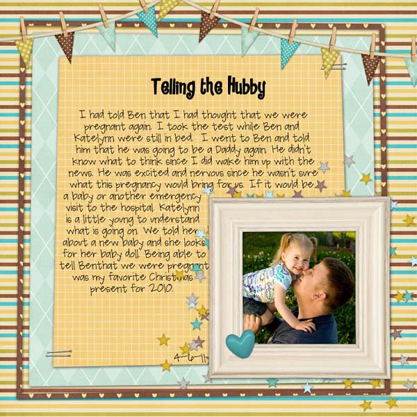 Telling the Hubby