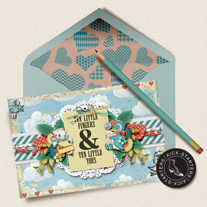 Ten Little Fingers & Ten Little Toes Card