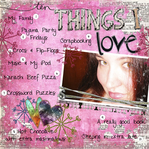 Ten Things I Love